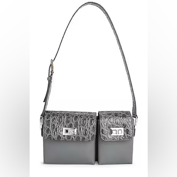 BY FAR BABY BILLY CEMENT CROCO AND SEMI PATENT LEATHER - Picture 1 of 6